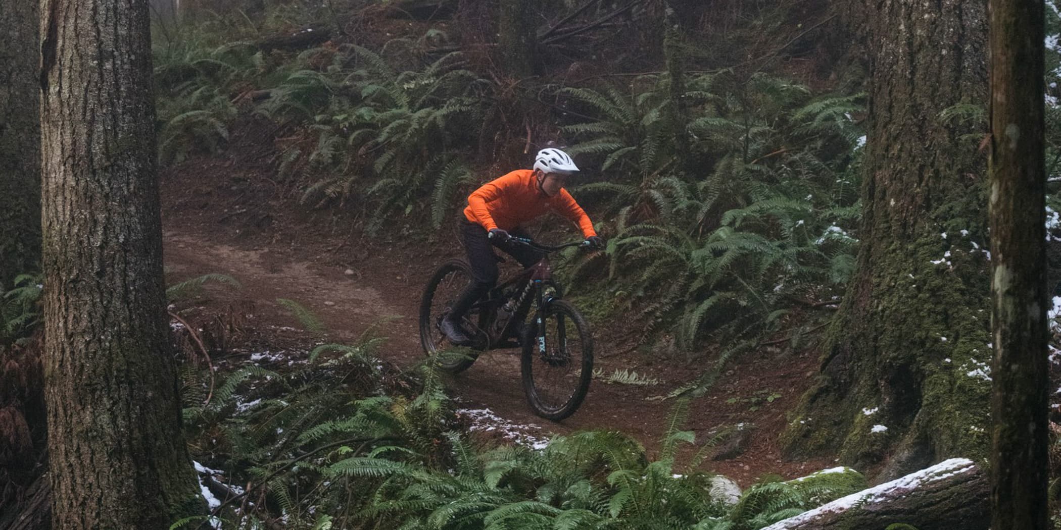 Mountain biking rain online